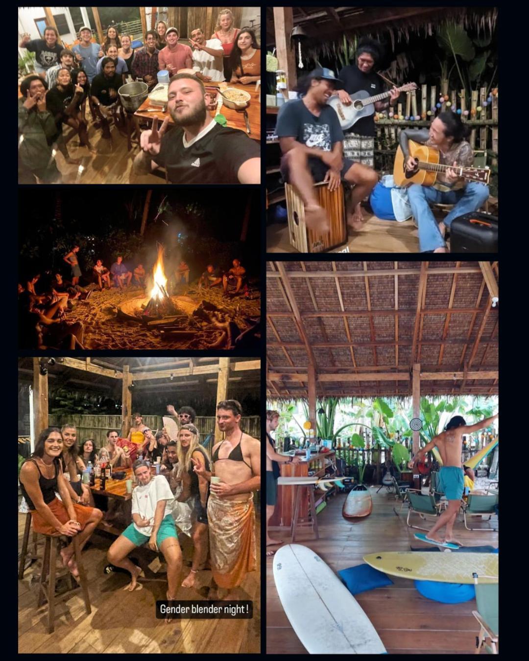 Three Little Birds Surf Hostel General Luna  Exteriér fotografie